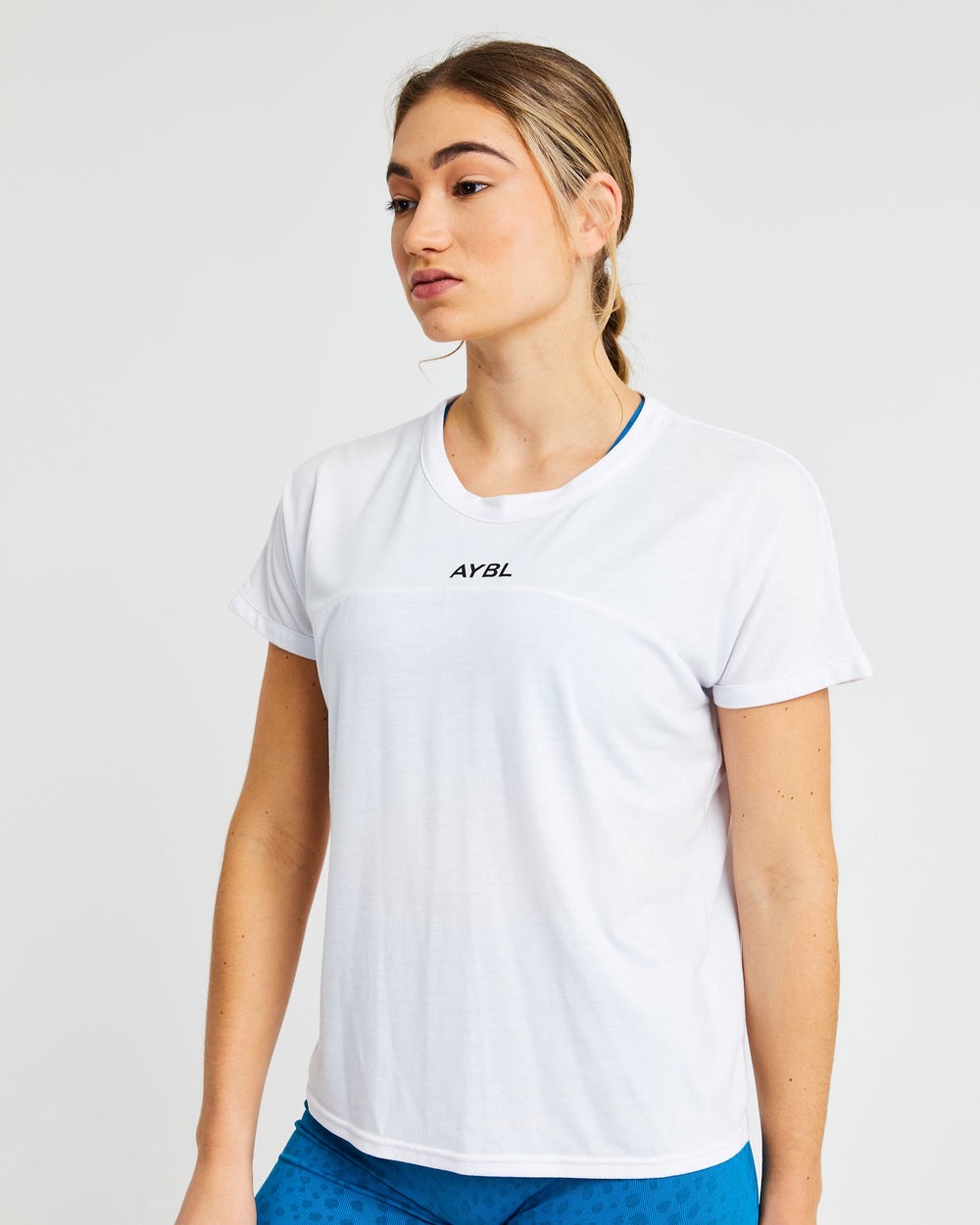 AYBL Boxy T Shirt Weiß | 293-SYIVNM