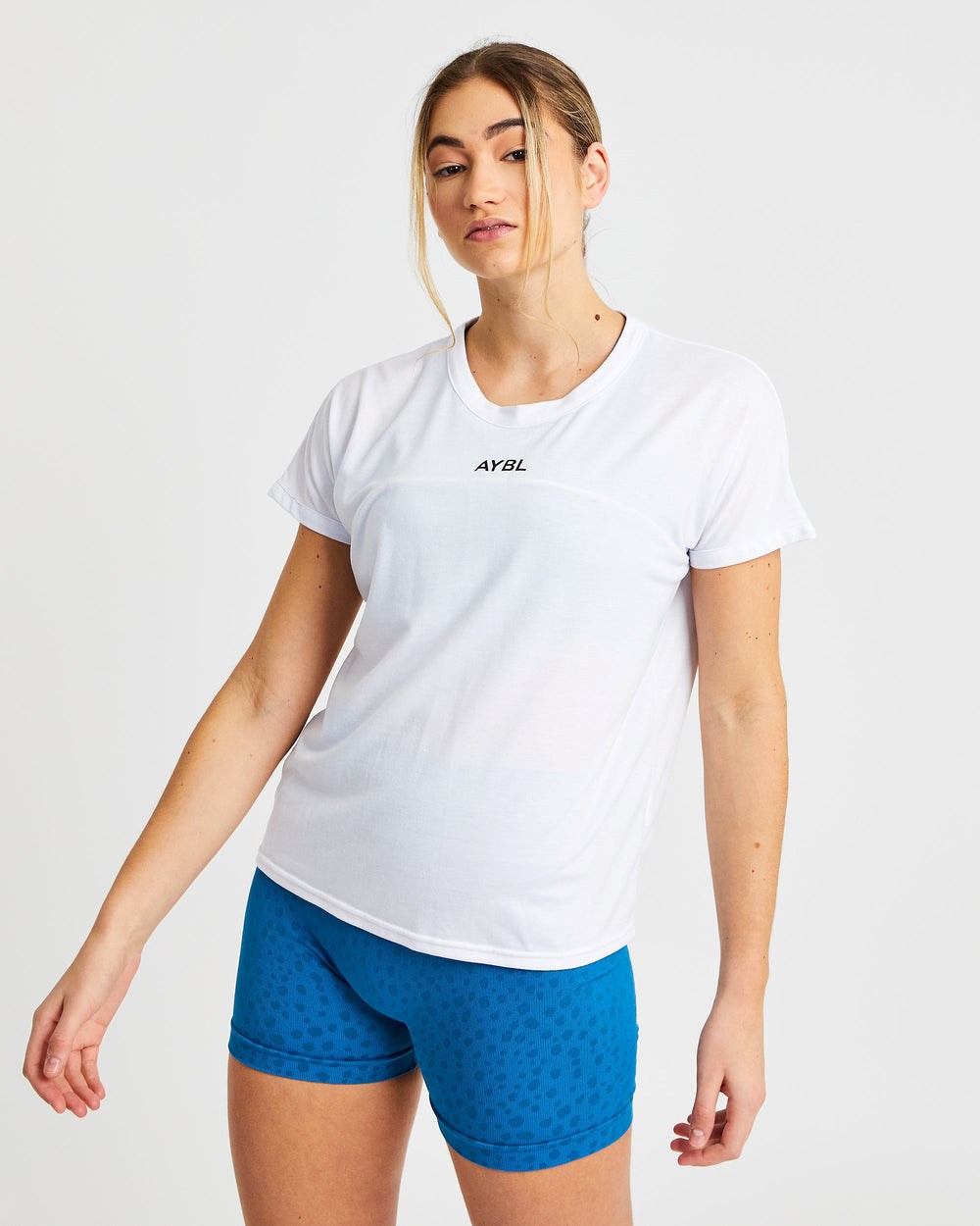 AYBL Boxy T Shirt Weiß | 293-SYIVNM