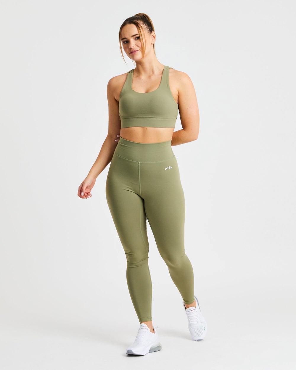 AYBL Core Leggings Olivgrün | 398-EMJGFP