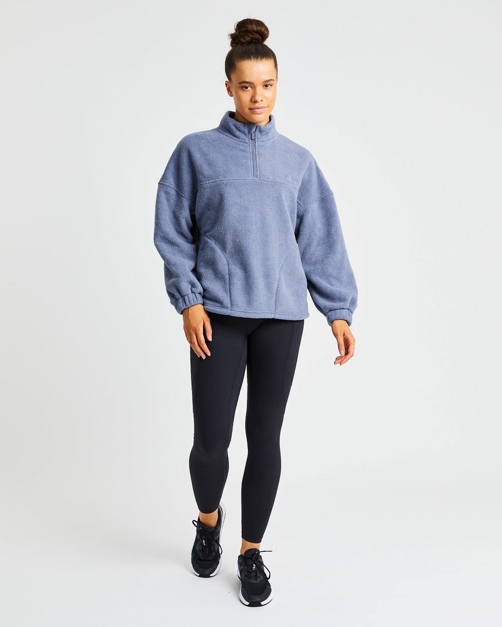 AYBL Effortless Oversized Fleece Blau | 630-GUVFBE