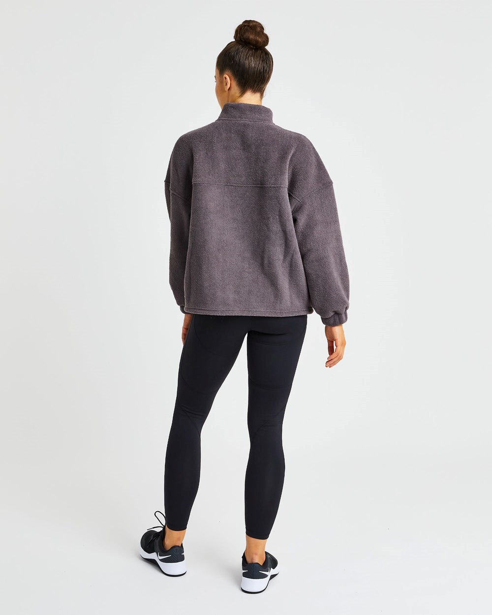 AYBL Effortless Oversized Fleece Charcoal | 028-AHGKCY