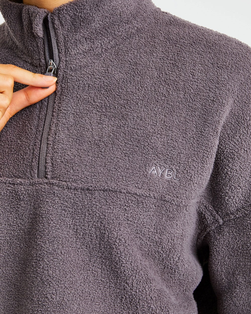 AYBL Effortless Oversized Fleece Charcoal | 028-AHGKCY