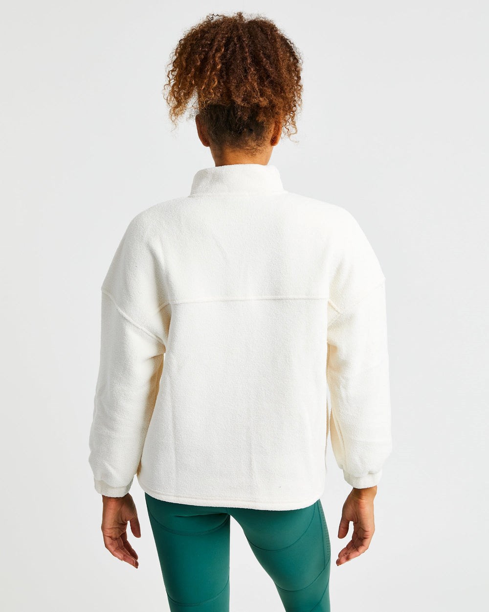 AYBL Effortless Oversized Fleece Weiß | 906-YGCFLN