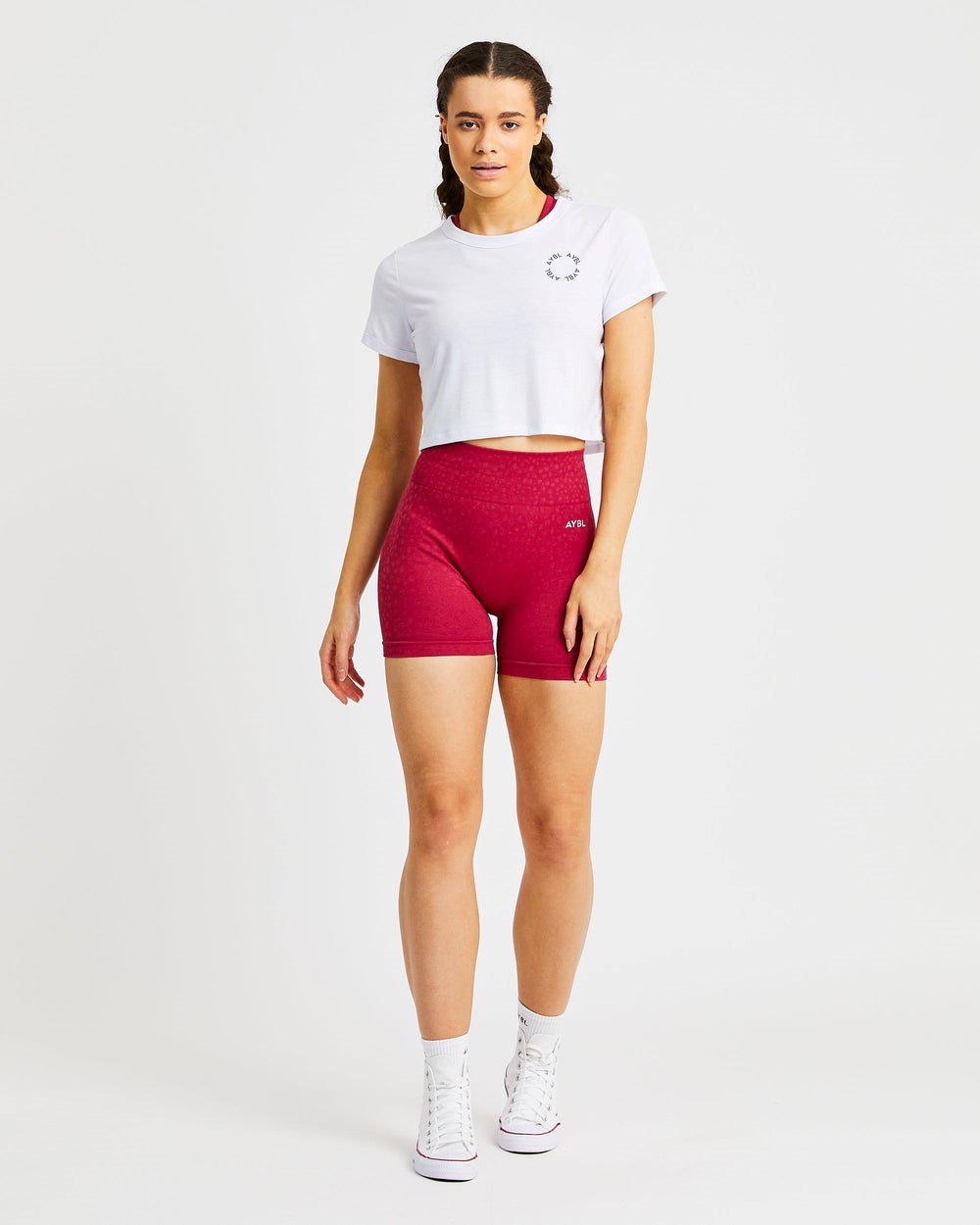 AYBL Element Crop Top Weiß | 463-WLDZTH