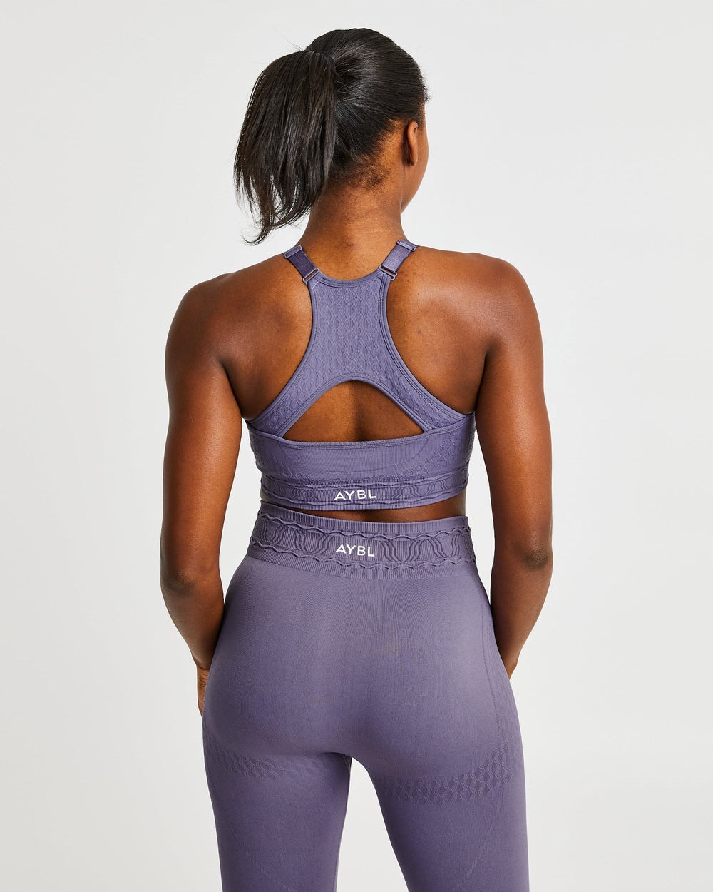 AYBL Elevate Seamless Sports Bra Lila | 485-TBFYDP