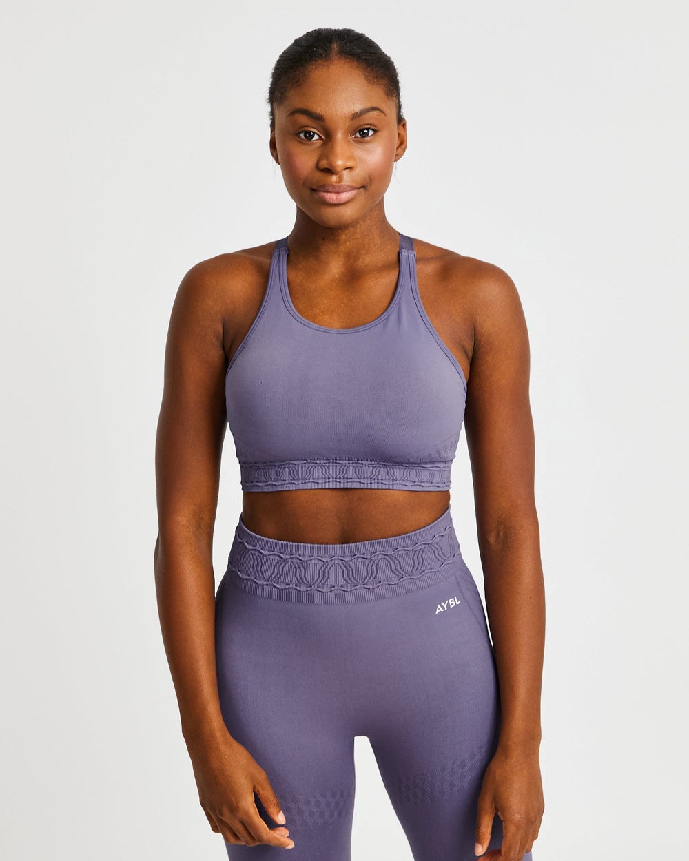 AYBL Elevate Seamless Sports Bra Lila | 485-TBFYDP