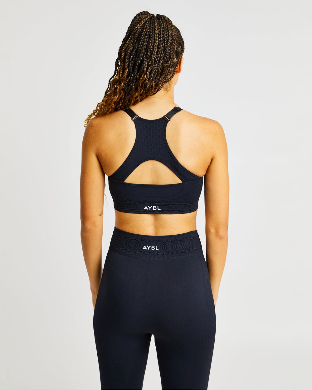 AYBL Elevate Seamless Sports Bra Schwarz | 138-NFLMRT