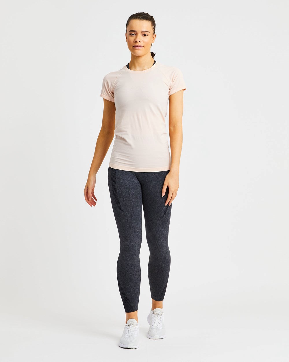 AYBL Embrace Seamless T Shirt Soft Peach | 476-KCUOTJ