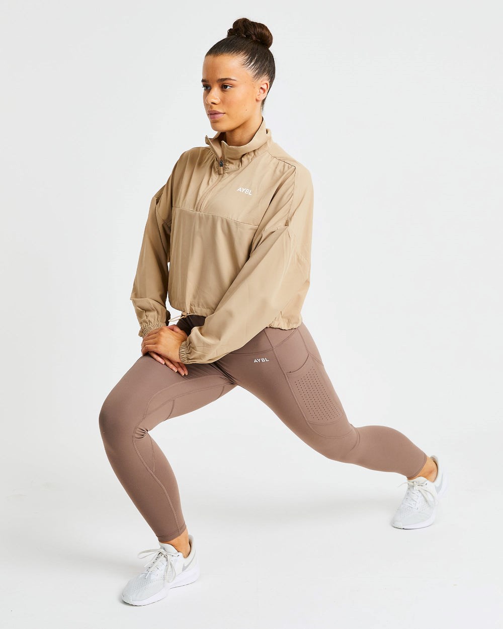 AYBL Everyday 1/2 Zip Pullover Nude | 849-OCVMEZ