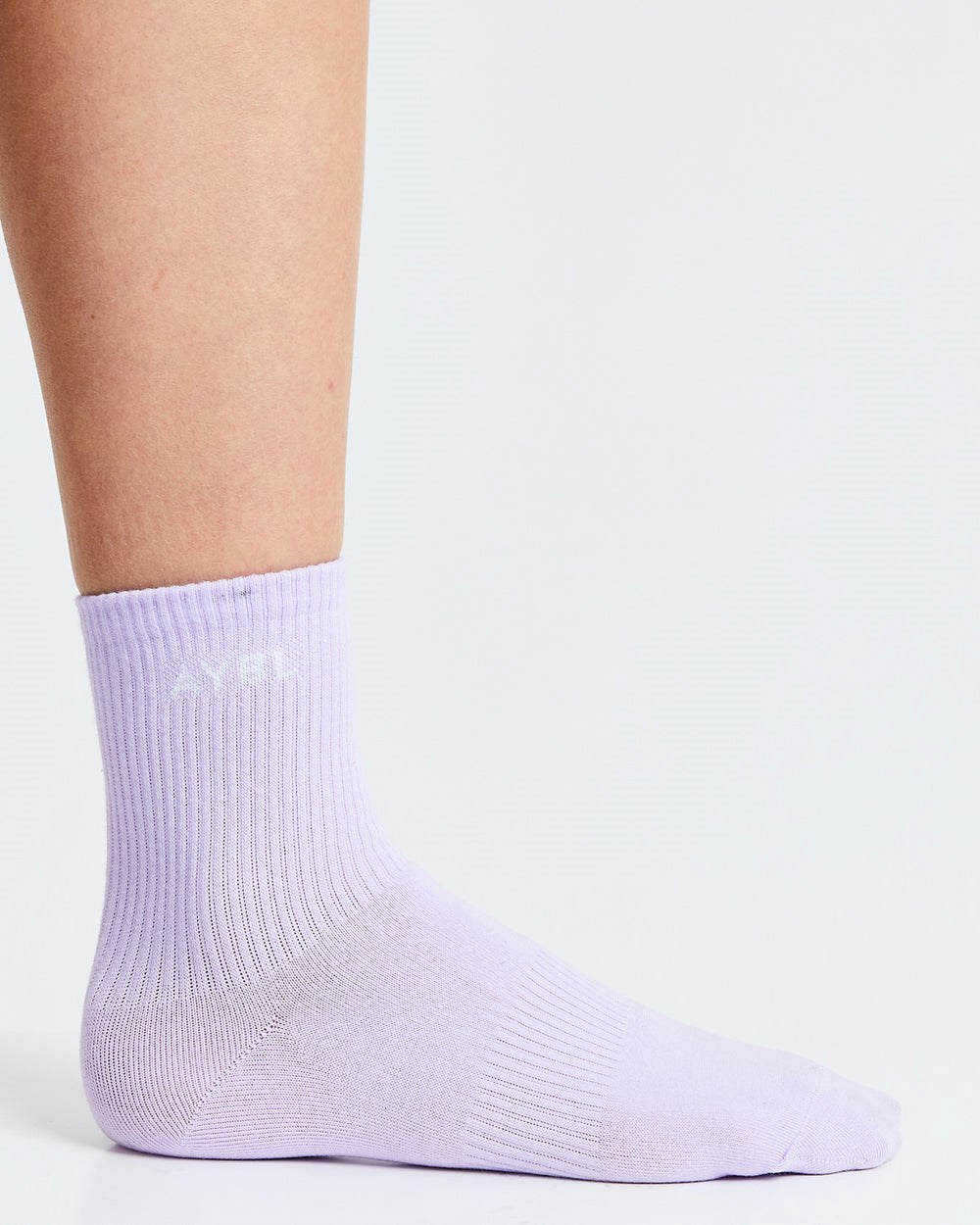 AYBL Everyday Crew Socks (3 Pack) Lila | 629-RBYCZO