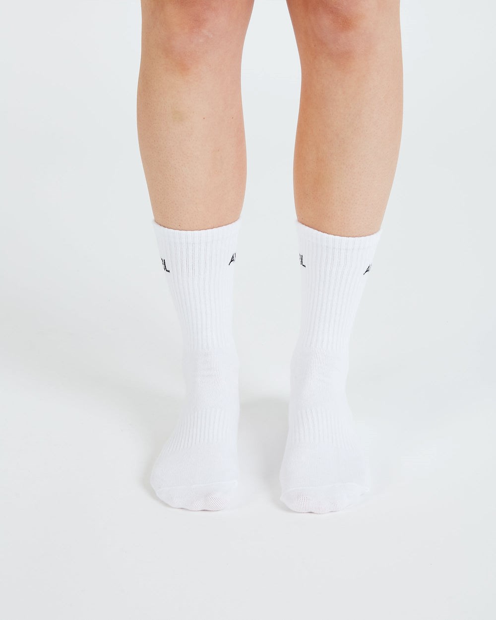 AYBL Everyday Crew Socks (3 Pack) Weiß | 371-RDJFPZ