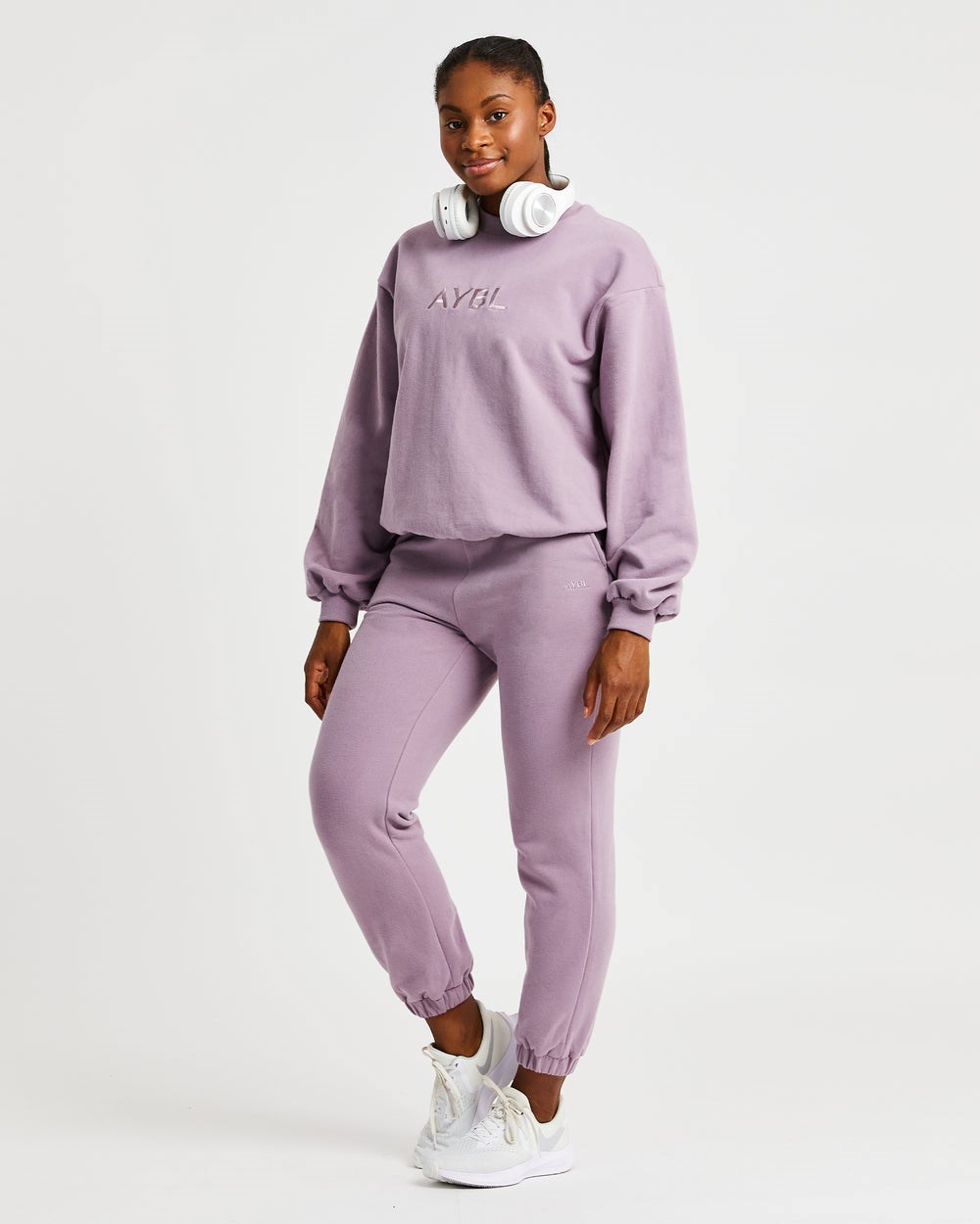 AYBL Everyday Oversized Joggers Muted Mauve | 715-FEBNZW