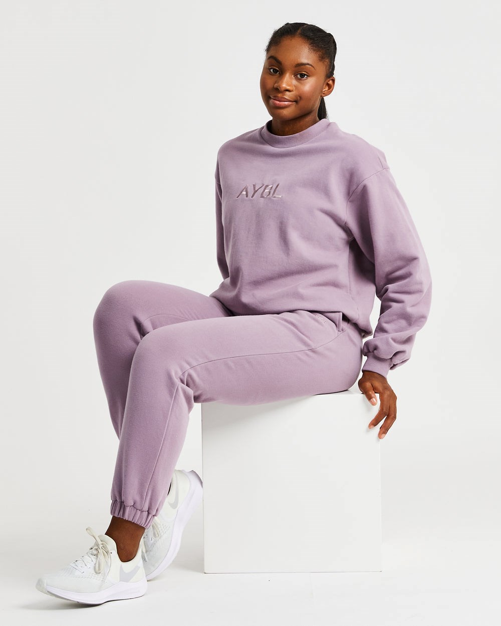 AYBL Everyday Oversized Joggers Muted Mauve | 715-FEBNZW