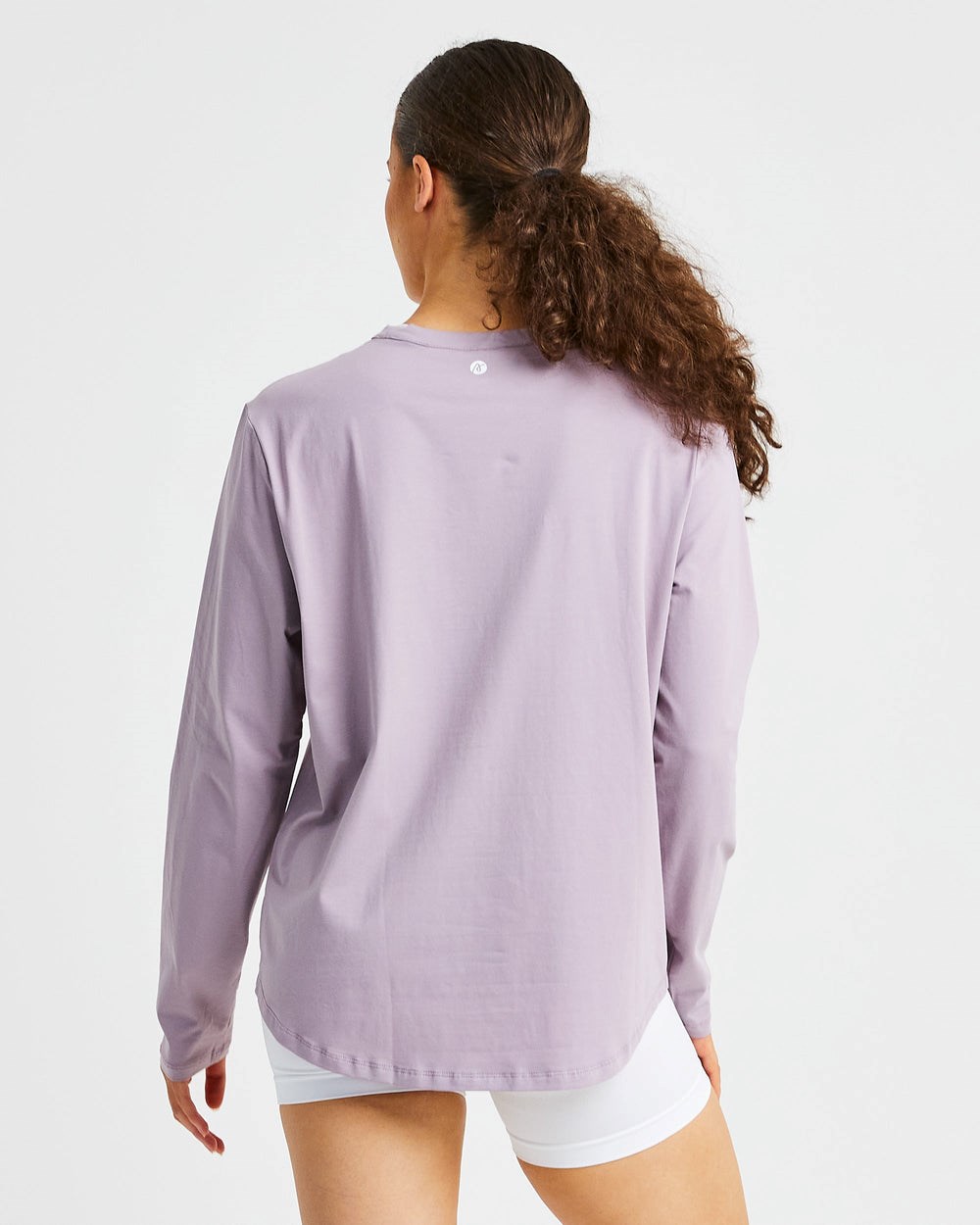 AYBL Everyday Oversized Long Sleeve T Shirt Muted Mauve | 765-GZFQOC