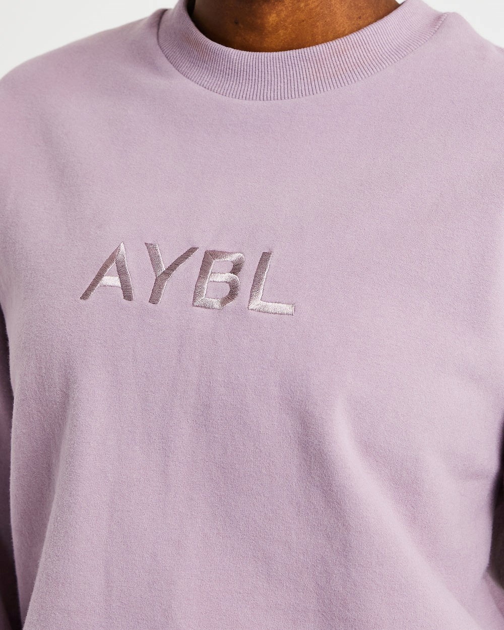 AYBL Everyday Oversized Pullover Muted Mauve | 506-BUCYJA