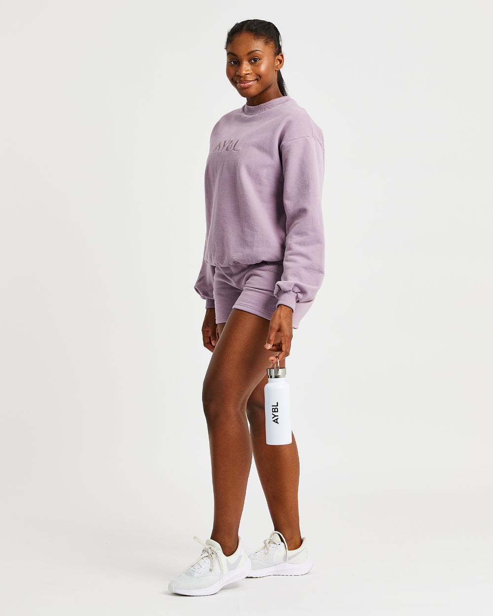 AYBL Everyday Oversized Shorts Muted Mauve | 741-KYPZAV