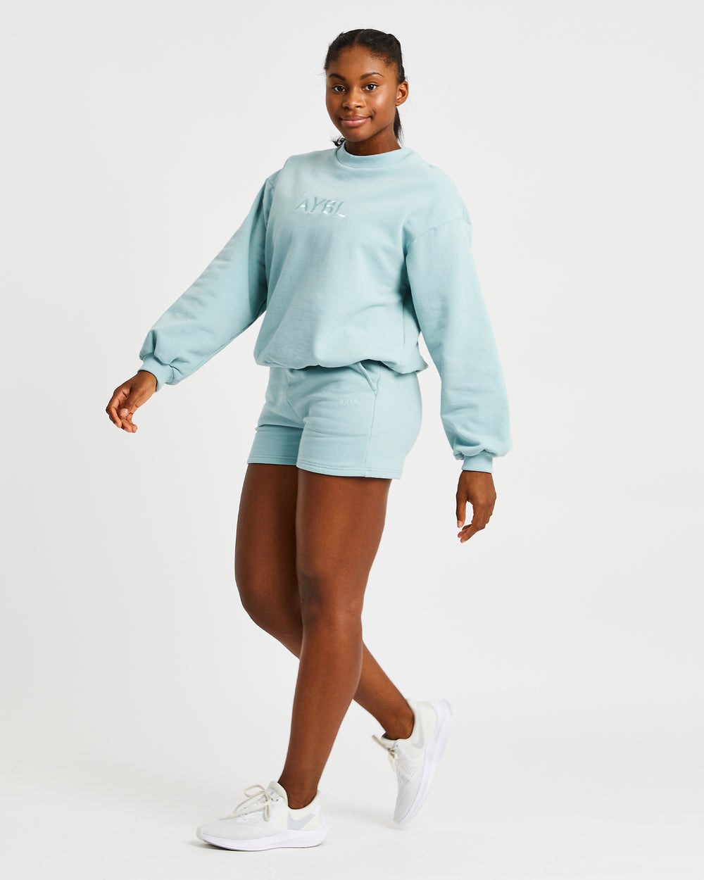 AYBL Everyday Oversized Shorts Soft Sage | 018-KLJFUB