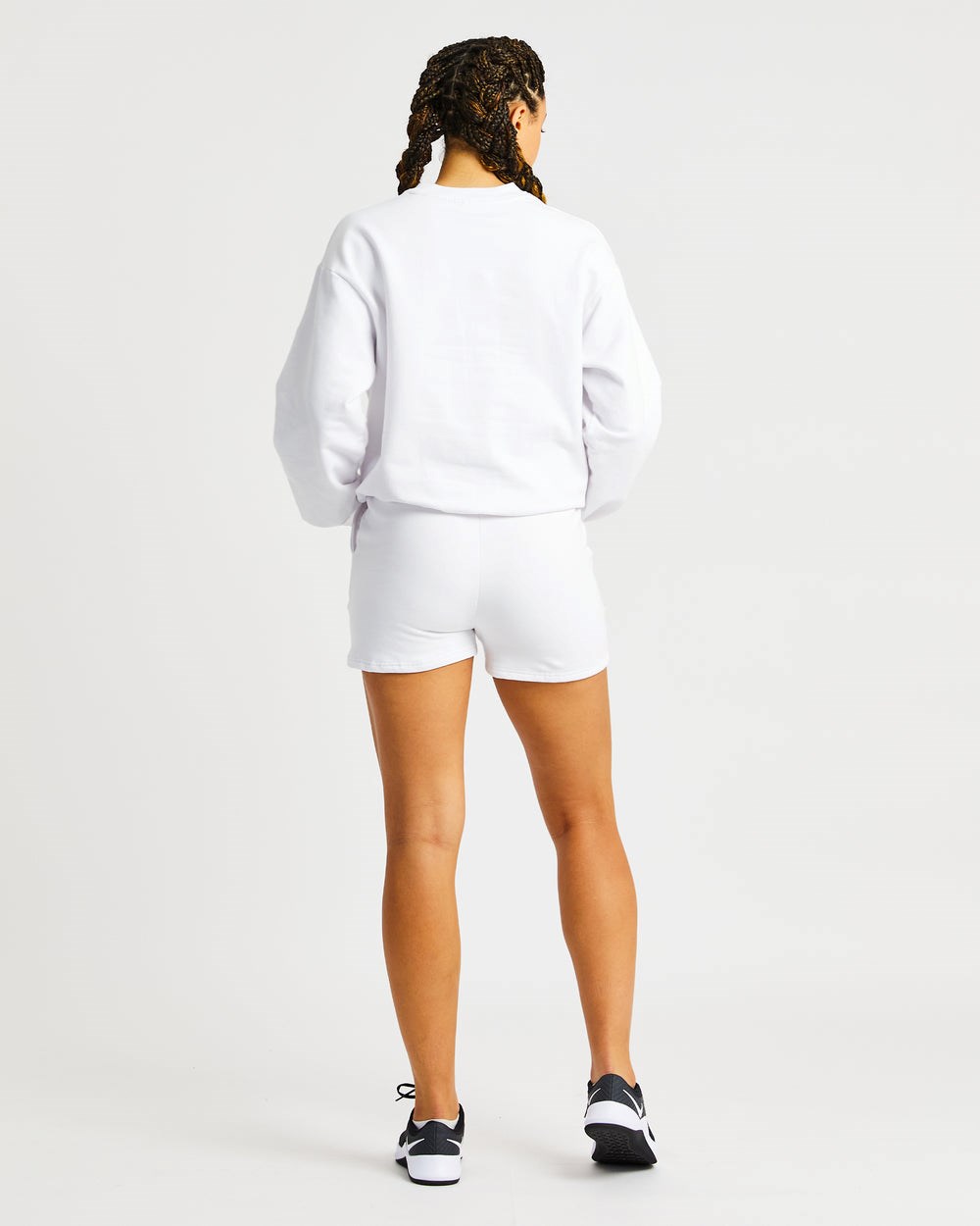 AYBL Everyday Oversized Shorts Weiß | 014-QTLCBH