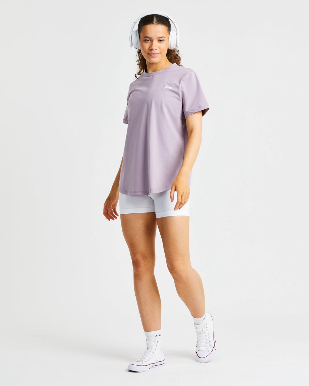 AYBL Everyday Oversized T Shirt Muted Mauve | 586-YZVGNK