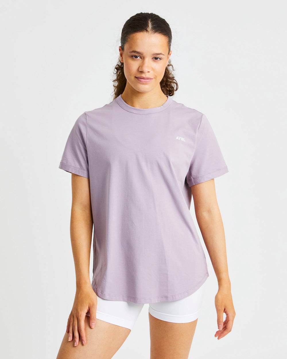 AYBL Everyday Oversized T Shirt Muted Mauve | 586-YZVGNK