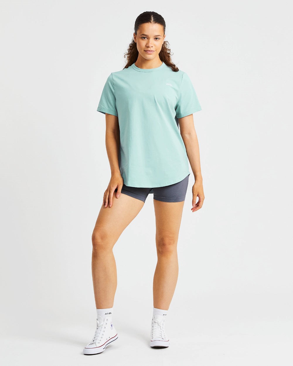 AYBL Everyday Oversized T Shirt Soft Sage | 243-PLXNTZ