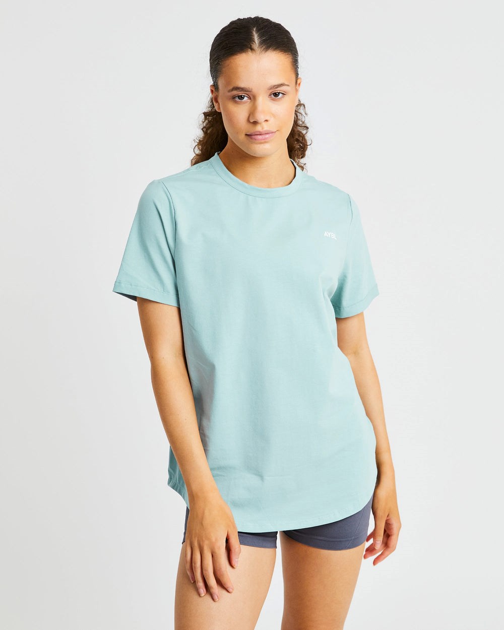 AYBL Everyday Oversized T Shirt Soft Sage | 243-PLXNTZ