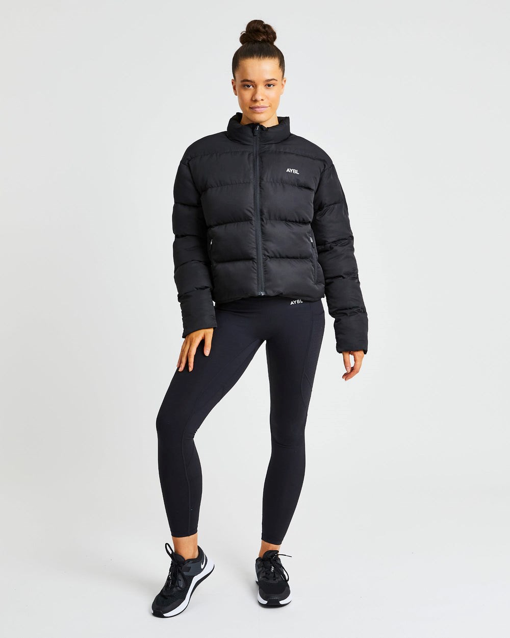 AYBL Everyday Puffer Coat Schwarz | 839-SLXJOP