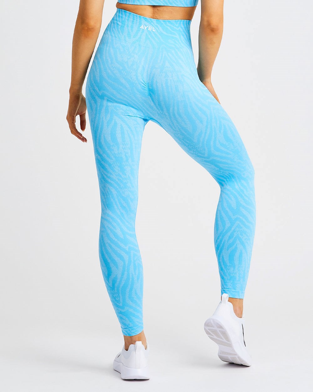 AYBL Evolve Animal Seamless Leggings Blau | 409-FZJCVE