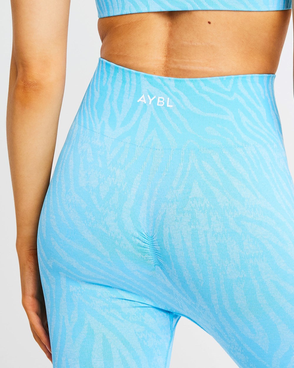 AYBL Evolve Animal Seamless Leggings Blau | 409-FZJCVE