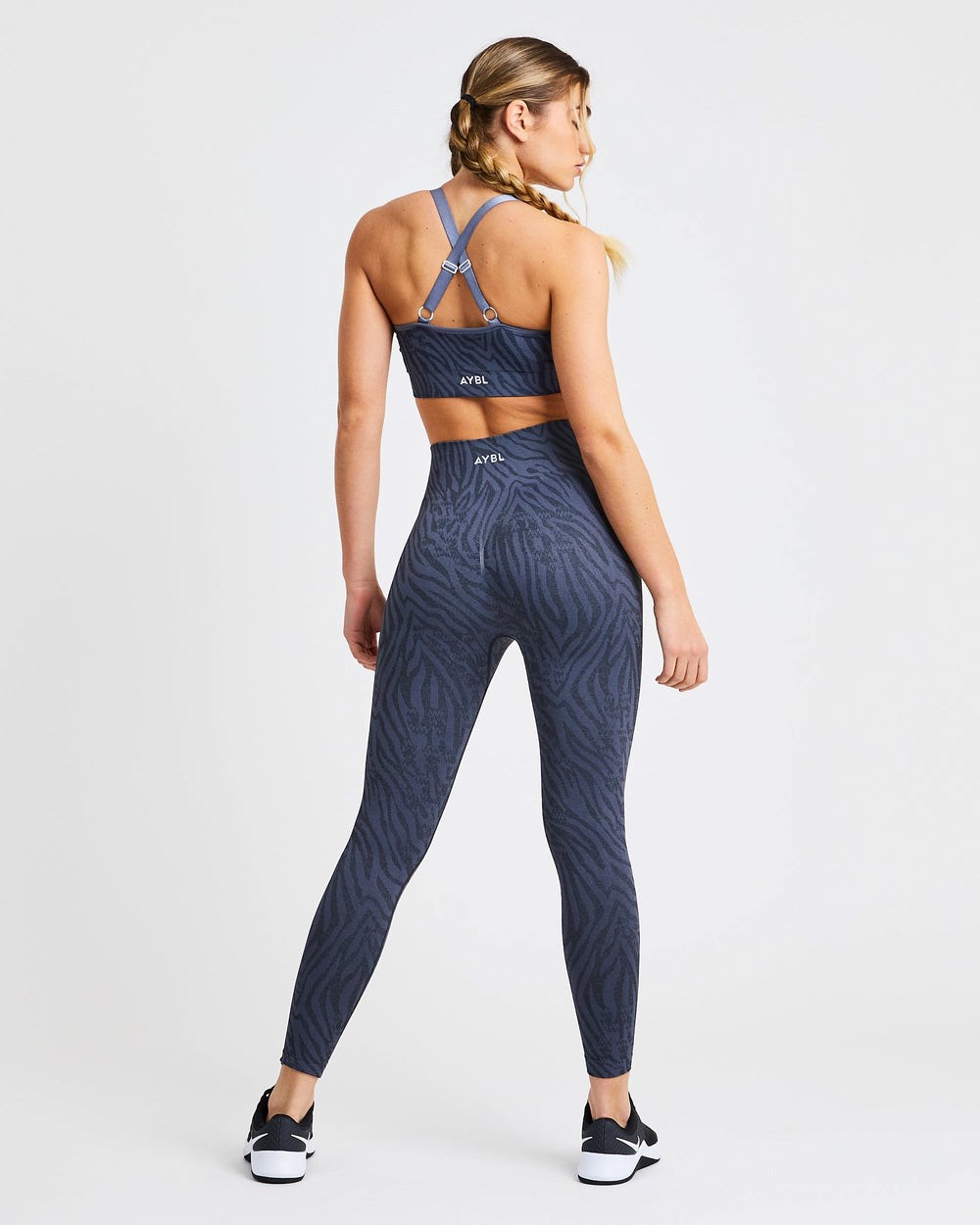 AYBL Evolve Animal Seamless Leggings Blau | 613-FNUDOM