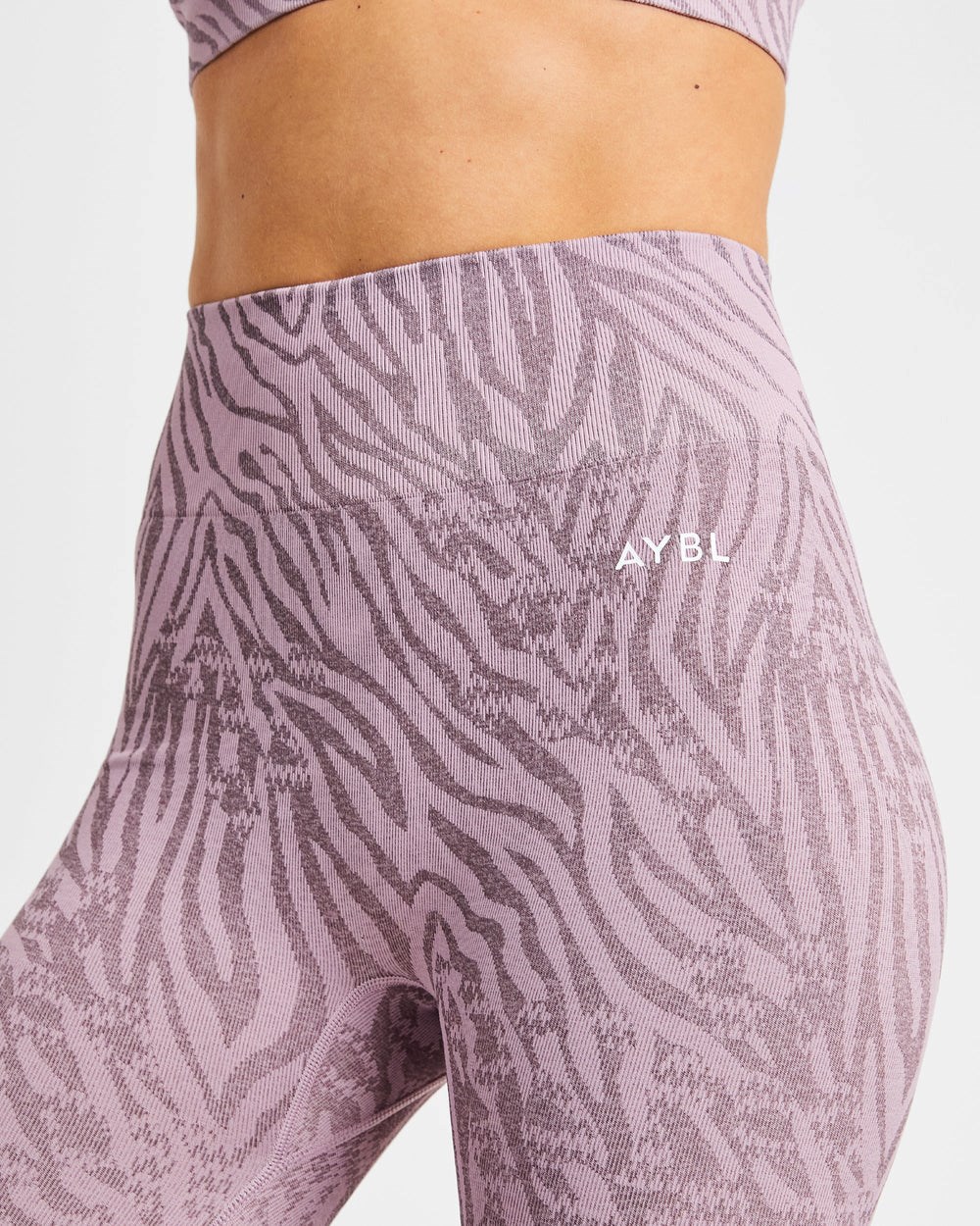 AYBL Evolve Animal Seamless Leggings Mauve Lilac | 194-XTUWFC