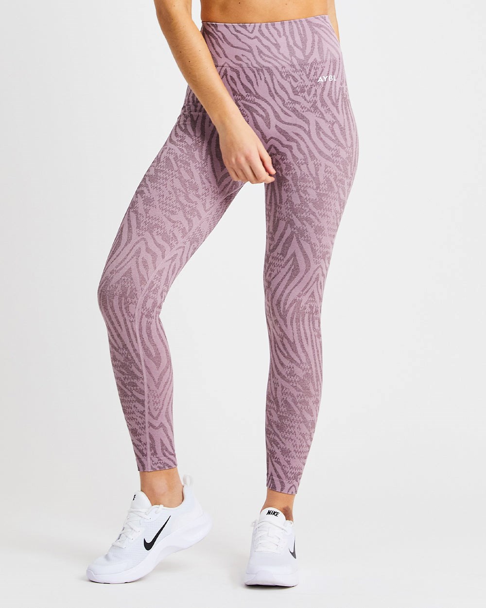 AYBL Evolve Animal Seamless Leggings Mauve Lilac | 194-XTUWFC