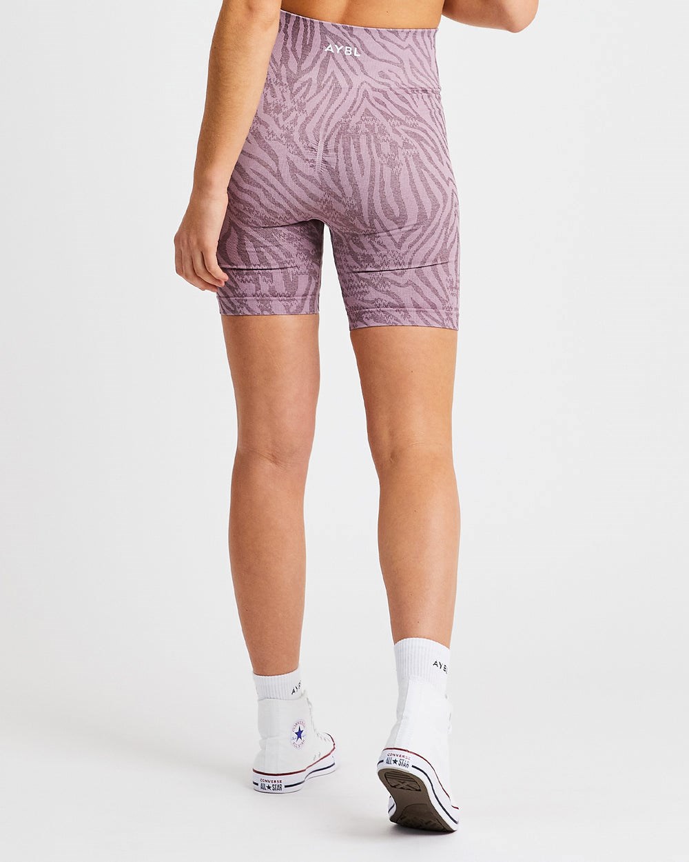 AYBL Evolve Animal Seamless Shorts Mauve Lilac | 284-EACXSW