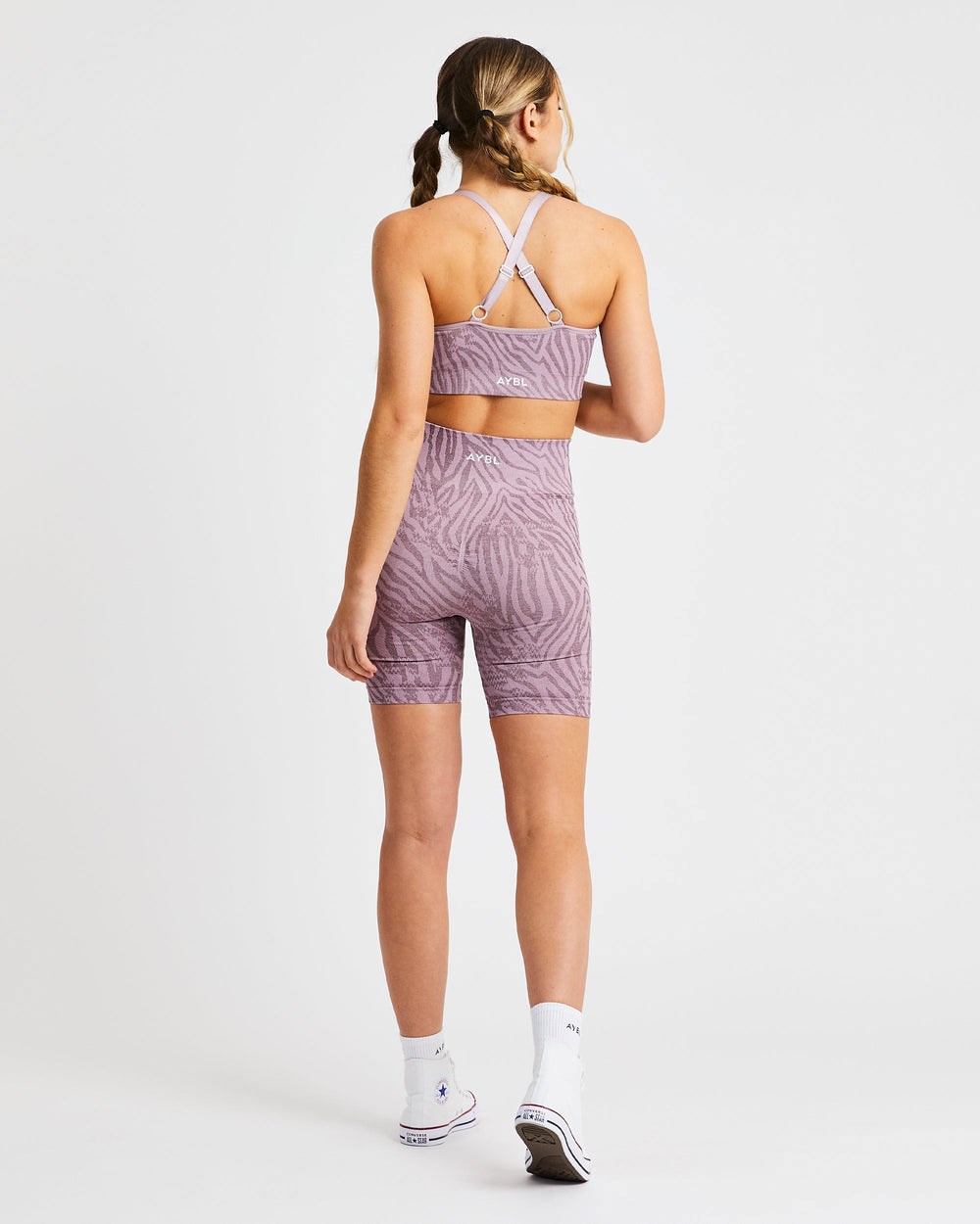 AYBL Evolve Animal Seamless Shorts Mauve Lilac | 284-EACXSW