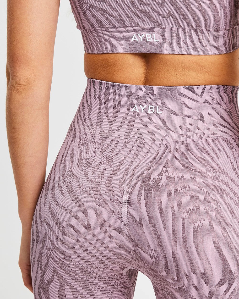 AYBL Evolve Animal Seamless Shorts Mauve Lilac | 284-EACXSW