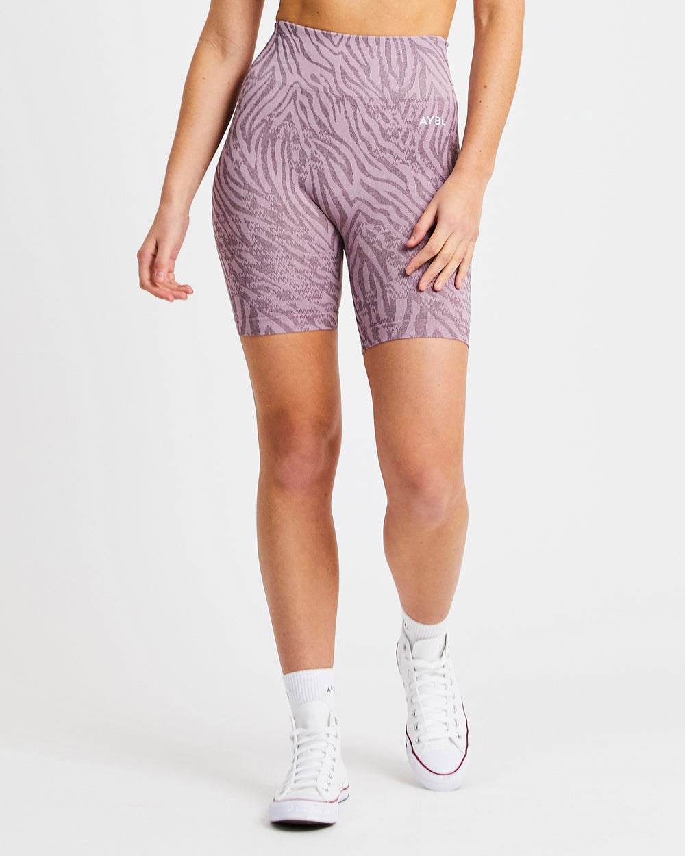 AYBL Evolve Animal Seamless Shorts Mauve Lilac | 284-EACXSW