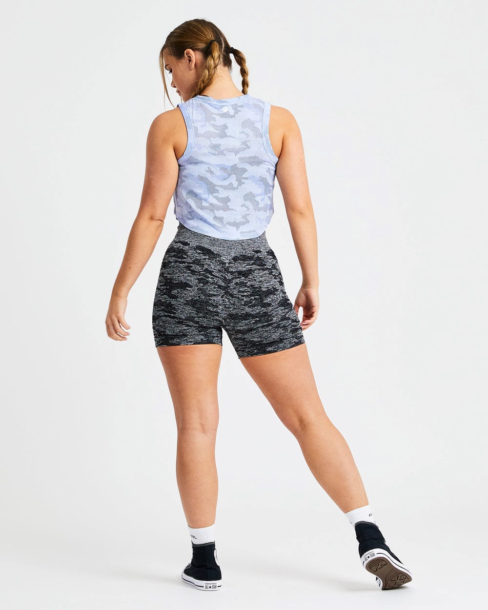 AYBL Evolve Camo Crop Vest Blau | 081-SBZRAJ