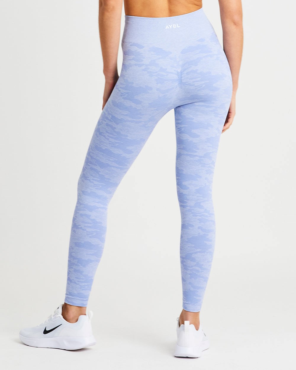 AYBL Evolve Camo Seamless Leggings Blau | 974-NQMCIR