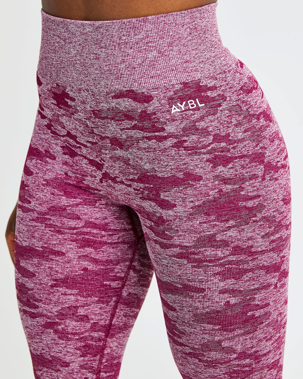 AYBL Evolve Camo Seamless Leggings Bordeaux | 206-TIUJVR