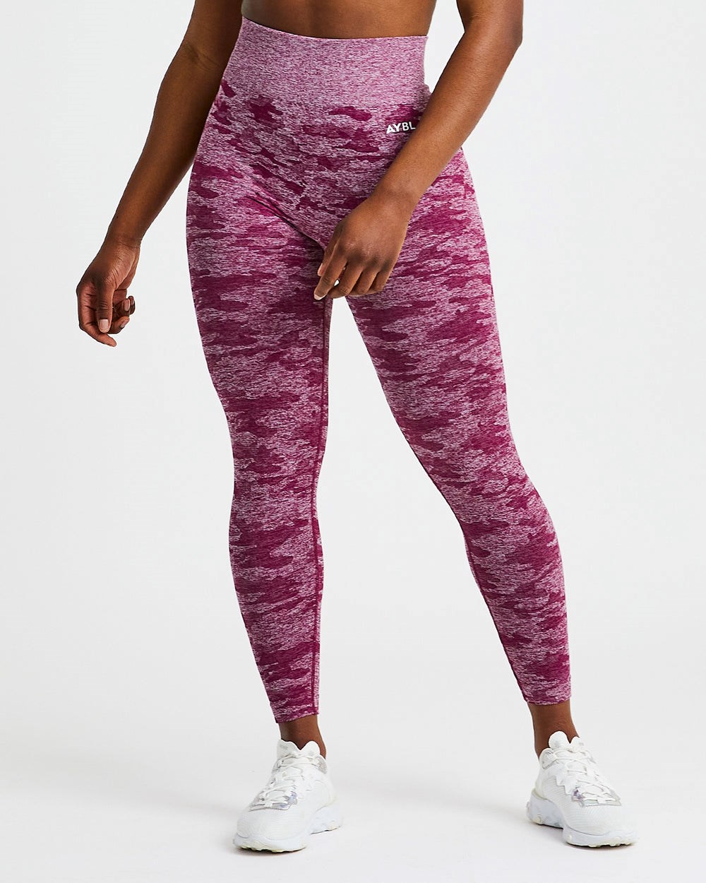 AYBL Evolve Camo Seamless Leggings Bordeaux | 206-TIUJVR