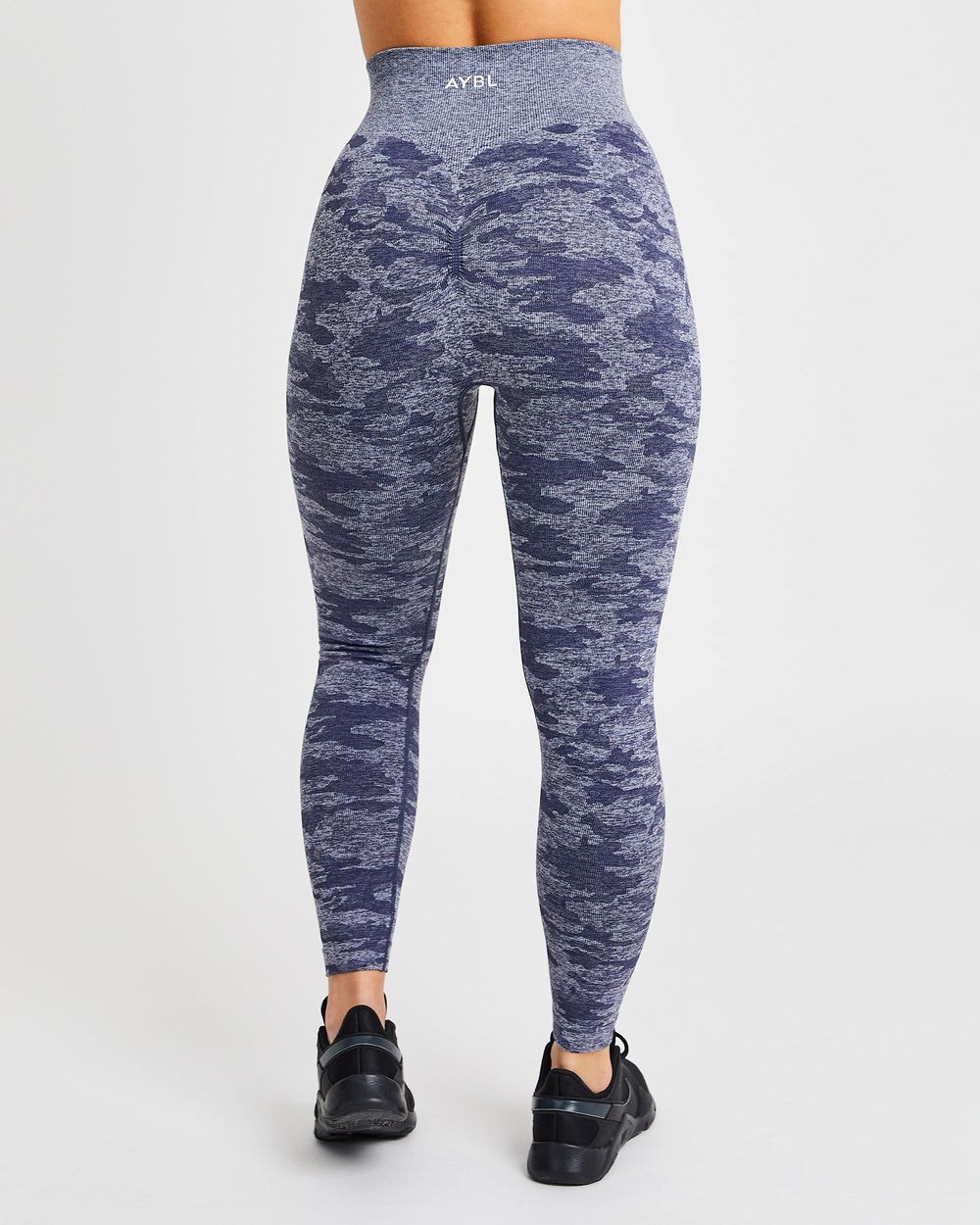 AYBL Evolve Camo Seamless Leggings Navy | 451-KPSNTC