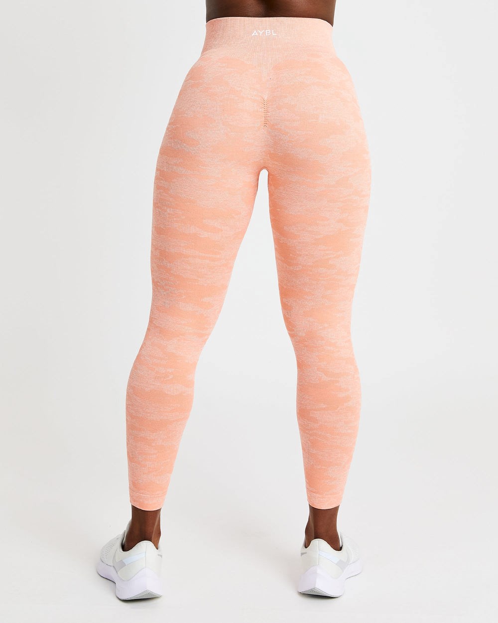 AYBL Evolve Camo Seamless Leggings Peach | 472-EJTWGU