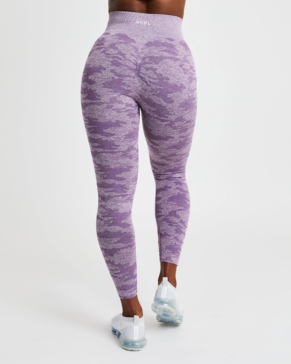 AYBL Evolve Camo Seamless Leggings Plum | 914-YCJOUG