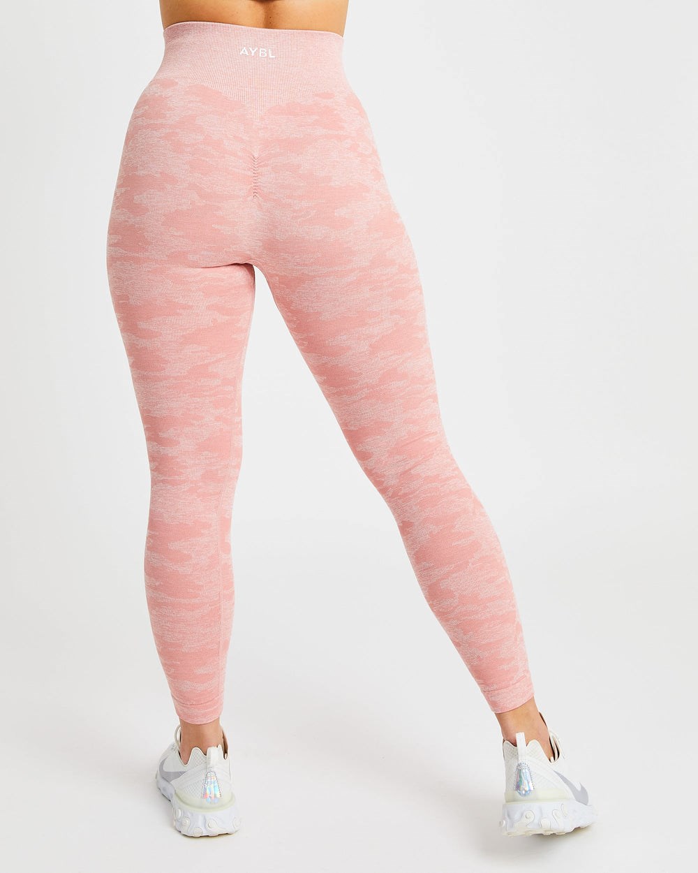 AYBL Evolve Camo Seamless Leggings Rosa | 735-ZAOVRP