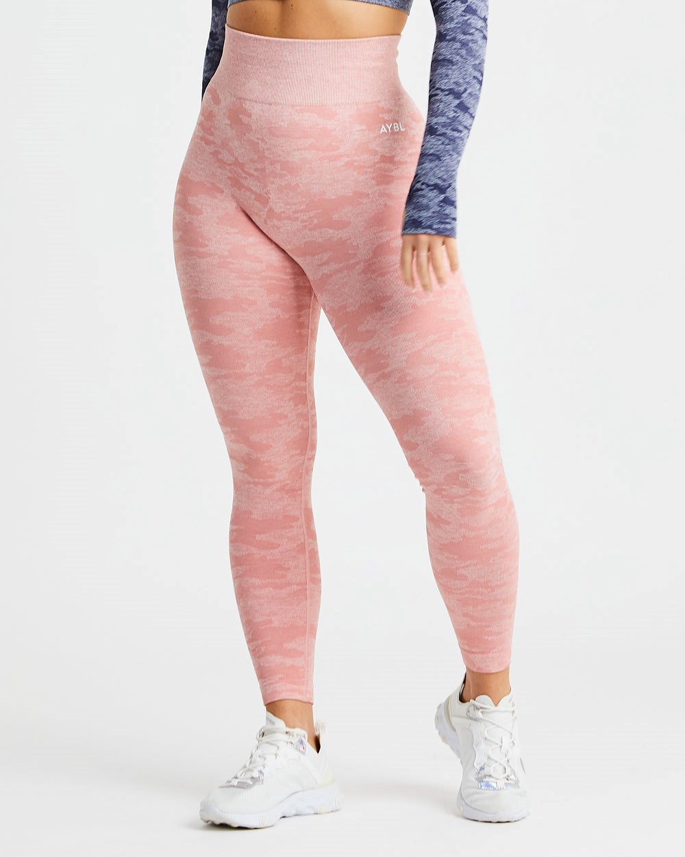 AYBL Evolve Camo Seamless Leggings Rosa | 735-ZAOVRP