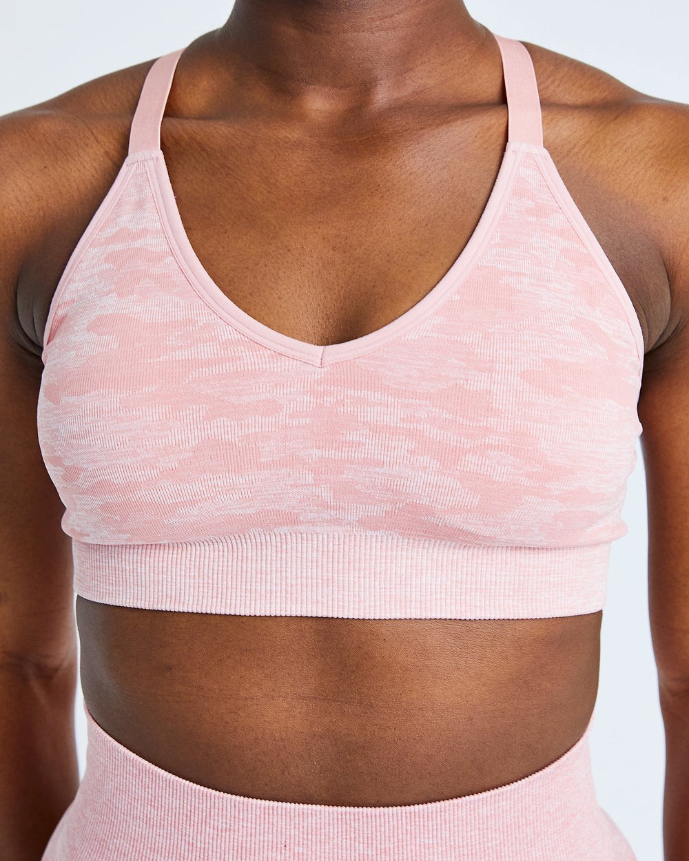 AYBL Evolve Camo Seamless Sports Bra Rosa | 697-PHXOYK