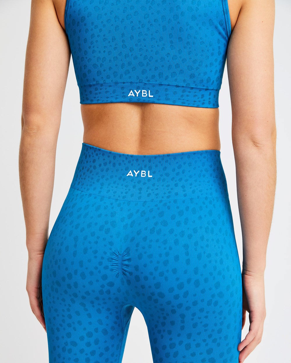 AYBL Evolve Speckle Seamless Crop Vest Blau | 067-FGETKY