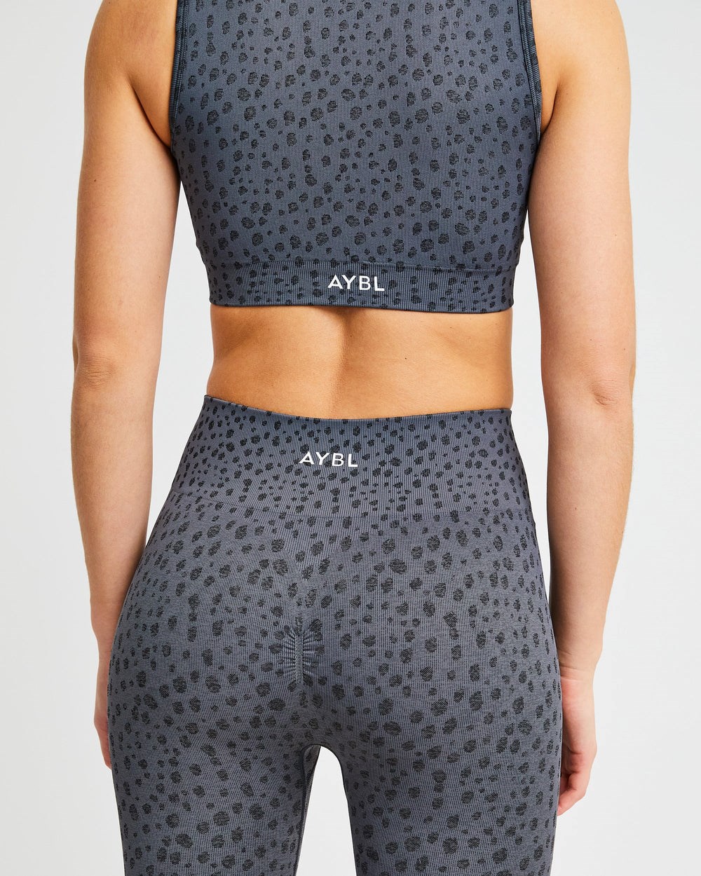 AYBL Evolve Speckle Seamless Leggings Charcoal | 978-MEIBSQ