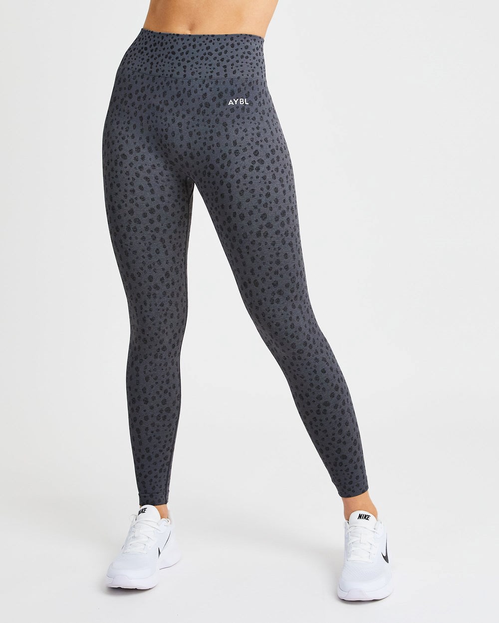 AYBL Evolve Speckle Seamless Leggings Charcoal | 978-MEIBSQ