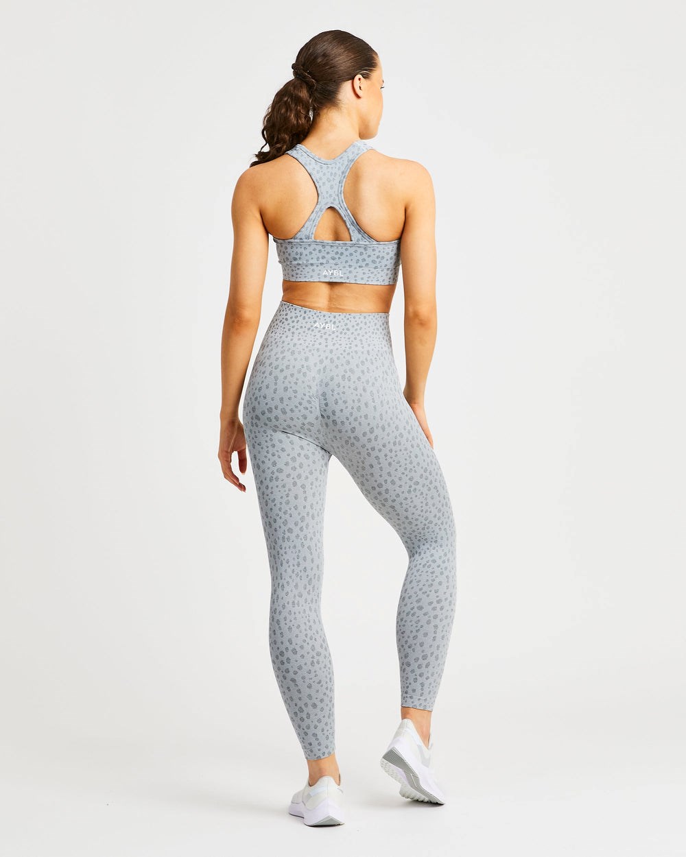 AYBL Evolve Speckle Seamless Leggings Hellgrau | 495-VIFMOW